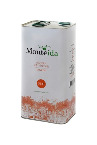Monteida Riviera Zeytinyağı Teneke 4 x 5 L