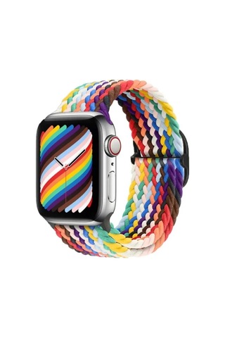 Ally Apple Watch Uyumlu 7-8 45mm 6-5-4 44mm Watch Ultra 49mm Japon Tokalı Elastik Kayış Kordon 3-2-1 42mm-