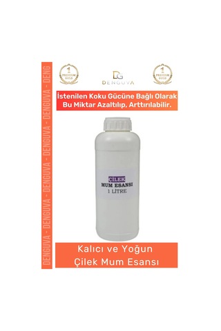 Mumesansı Kalıcı Yoğun Kaliteli Yağ Bazlı Parafin Uyumlu Aroma Koku Uygun Çilek Mum Esansı 1 Lt Çok Renkli