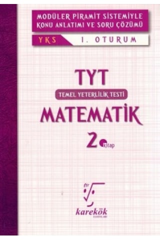 Karekök Yayınları Tyt Matematik 2.Kitap 1.Oturum
