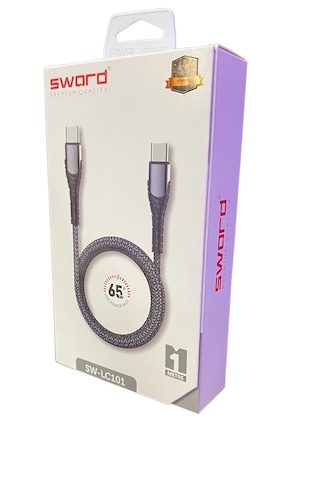 Sword SW-LC101 Usb-c-to Usb-c Kablo Gri