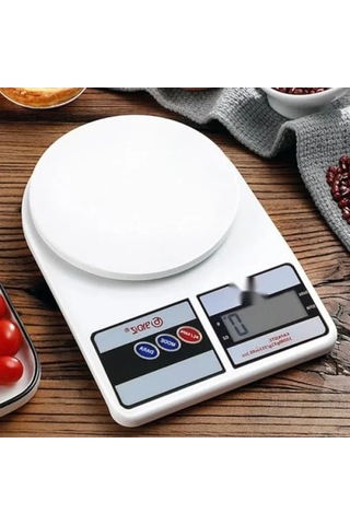 Dijital Mutfak Terazisi - 10 Kg Kapasite Ve Lcd Ekran