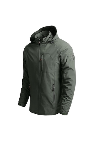 Hızlı Kuruyan Bol Günlük Erkek Ceketi Mavi