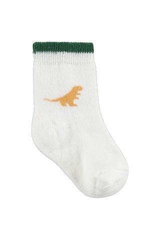 Civil Baby Dino 3'lü 6-18 Ay Bebek Erkek Çorap Set Standart