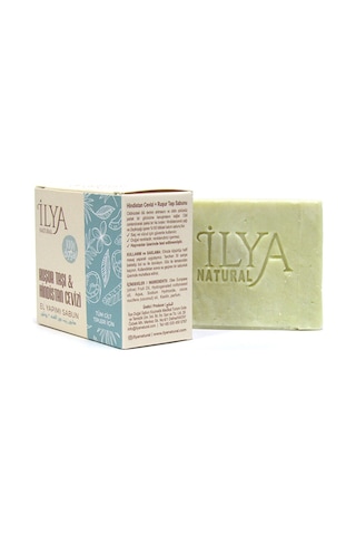 İlya Natural Ruşur Taşı & Hindistan Cevizi Özlü Hatay %100 Doğal El Yapımı Banyo Sabunu 100 G