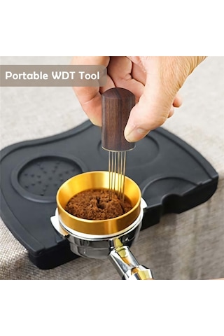 Espresso Kahve Karıştırıcı Espresso Dağıtım Aracı, Gül Ağacı Rengi Gül Ağacı Rengi Diğer