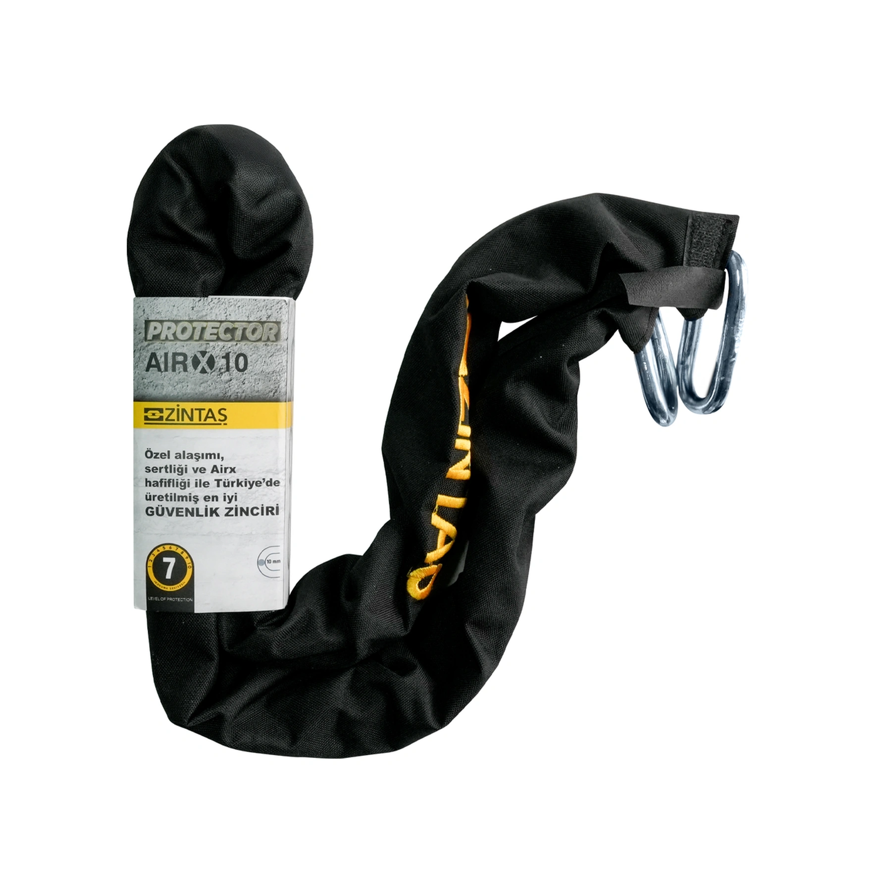 Zintaş Airx Motosiklet Kesilmez Zincir 10MM 150CM Sadece Zincir Zintaş Airx Motosiklet Kesilmez Zincir 10MM 150CM Sadece Zincir