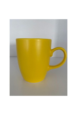 Happiness İs Espresso Machiato Sarı Kupa Bardak Çok Renkli