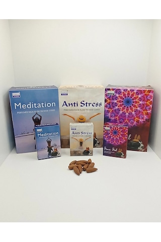 Darshan Geri Akış Tütsü 30 Adet Meditasyon-antistress- Saca Sal