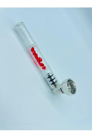Isıyadayanıklı Metal&cam Pipo 9cm-2parça//pc44