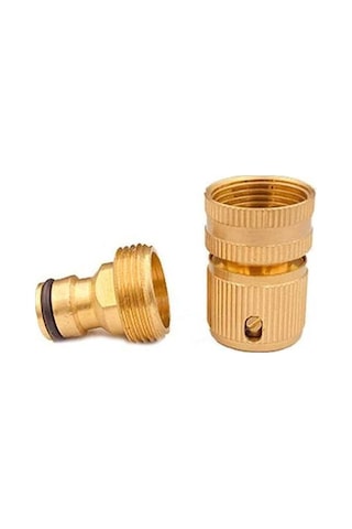 Pazly 3/4 Pirinç Hortum Bağlantısı - Su Geçirmez, Dayanıklı Bahçe Hortumu Diğer