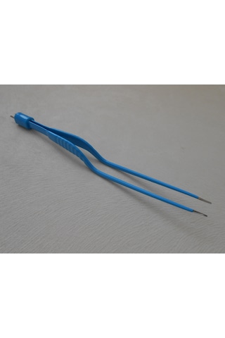 Bipolar Bayonet Penset 20 Cm Pinli Kablo Girişli