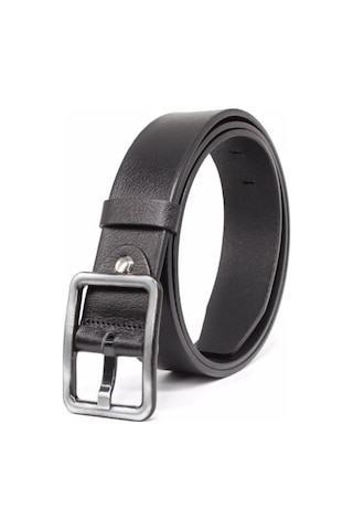 Livize Hakiki Deri Kadın Kemeri 4 Cm Siyah