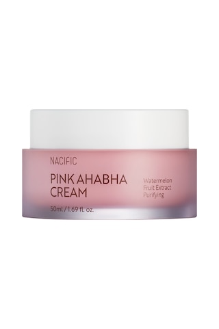 NACIFIC Pink AHA BHA Cream 50 ml , Peeling Etkili Aydınlatıcı Nemlendirici , Gözenek ve Doku Dengeleyici