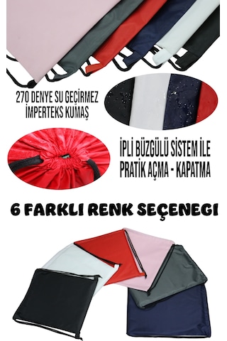 Hero Tasarım Boks Eldiveni - Ipli Spor Sırt Çantası - Günlük - Okul 35 46cm One Size Inn1017 Lacıvert