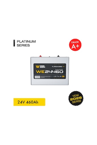 Werer Energy 24V 460Ah LiFePO4 Platinum Series Bluetooth'lu Lityum Demir Fosfat Akü
