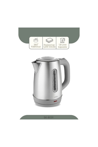 Sinbo Sk-8031 Paslanmaz Çelik Su Isıtıcı Kettle Inox