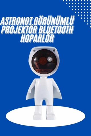 Astronot Işık Projektörü Gökkuşağı Projeksiyon Gece Lambası Hediyelik Çok Renkli 90524887