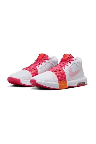 Nike Lebron Witness Vııı Mens Basketball Shoes Erkek Basketbol Ayakkabısı Beyaz Kırmızı Beyaz - Kırmızı