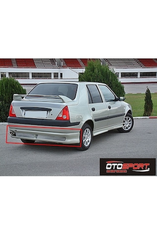Dacia Solenza Arka Tampon Eki Fiberglass Boyasız