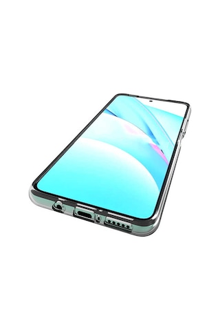 Xiaomi Redmi Note 9 Pro 5g Kılıf Zore Süper Silikon Kapak Renksiz