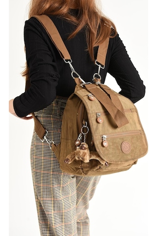 571 Collections Ultra Hafif Kadın Sırt Ve El Çantası Taba Model: 571-5a - Taba