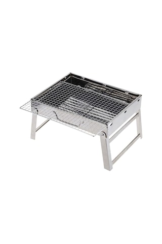 Madfox Roadtrip Portatif Katlanır Bbq Mangal Silver Gümüş