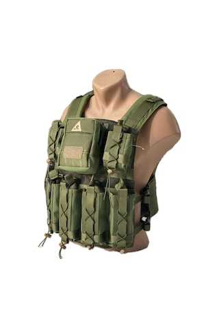 Sungu Askeri Shop Unisex Haki Hücum Yeleği Haki