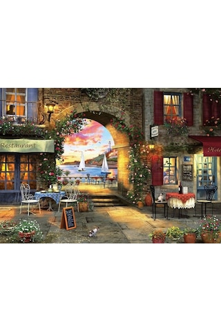 Art Puzzle Sahil Restauranı 1000 Parça Puzzle