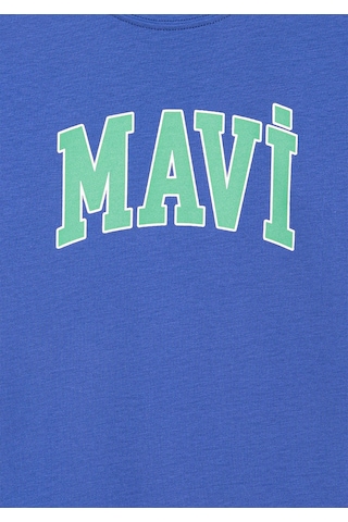 Mavi - Mavi Logo Baskılı Mavi Tişört 6610030-70576 Mavi