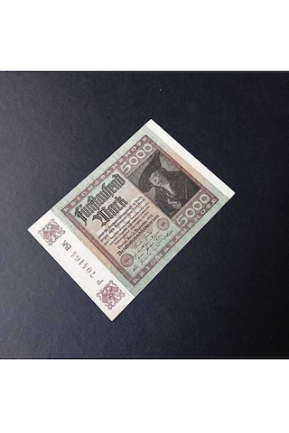 Almanya 1922 Berlin 5000 Mark Ççt+ Eski Yabancı Kağıt Para