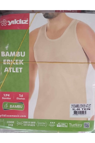 3'lü Yıldız -315-316 Erkek Bambu Atlet Ten