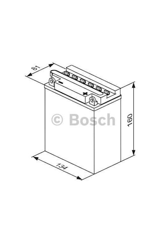Bosch 12 Ah M4f32 Yb12al-a2 Motosiklet Aküsü N11.8737
