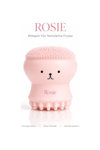 Rosie Ahtapot Yüz Temizleme Fırçası - Açık Pembe