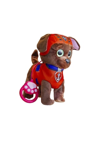 Paw Patrol Köpek Yürüyen, Havlayan Müzikli Tasmalı Kumandalı Peluş Oyuncak Paw Patrol Peluş Köpek, Paw Petrol Oyuncak Turuncu