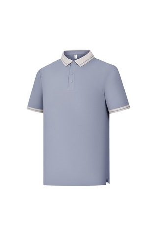 New Performance Premium Polo T-shirt %87 Naylon %13 Spandex Grimsi Mavi