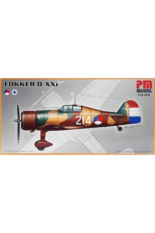 Fokker D-xxı Pm Model Demonte Plastik Uçak Maket Kiti