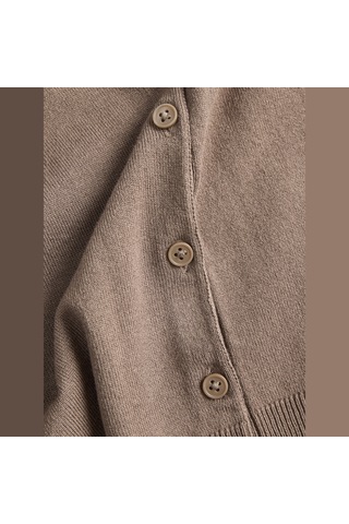 Jack & Jones Kadin Örgü Yelek - Ophelia - 12296335 Brown Lentil