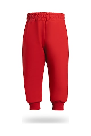 Heyadventure Erkek / Kız Çocuk Jogger Eşofman Altı Cepsiz Paçası Kaşkorseli Kırmızı Kırmızı