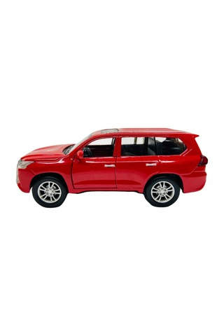 Sesli Işıklı Metal Çek Bırak Araba - Lexus LX Kırmızı - Fy6208-12D - Kırmızı