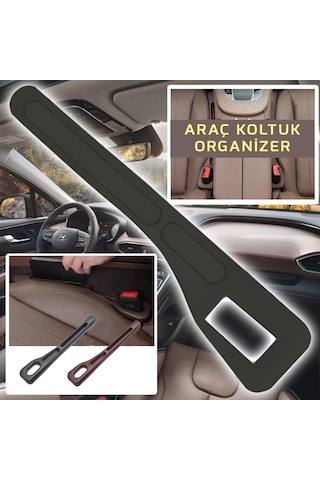 Binnex Araç Koltuk Kenarı Düzenleyici Esnek Organizer