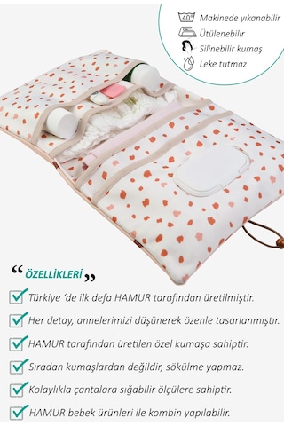 Bebek Alt Açma Bakım Çantası Organizer
