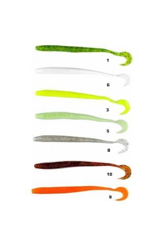 Wily Curly Silikon Yem 4.5 G 130 Mm 5 Li Paket Renk:5