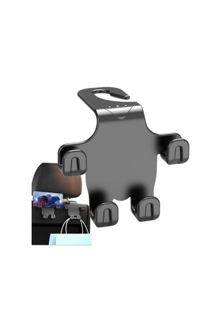 Yifomall Oto Arka Koltuk Mutfaklı Kanca - Abs Malzeme, 400g Ağırlık, 10.2x9.7cm Boyut, Çanta/şemsiye Sabitleyici, Zararsız Kurulum, Oto Aksesuarı