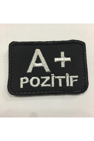 A Rh Pozitif Kan Grubu Patch Peç Arma Kot Yaması Cırt Hediye