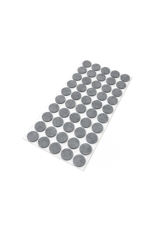 20 Mm Yapışkanlı Mobilya Ayağı Keçesi Zemin Koruyucu Masa Sandalye Parke Koruma Pedi 96'lı Paket Diğer