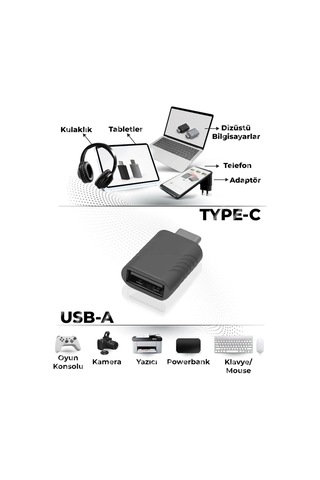 Usb 3.2 To Type-c Dönüştürücü Yüksek Hızlı Veri Aktarımı