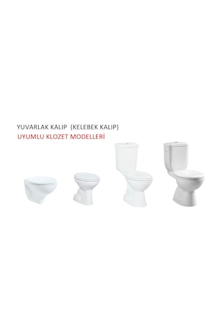 Smart Sessiz Yavaş Kapanır Klozet Kapağı