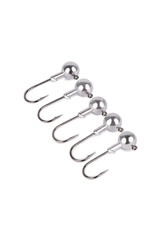 Jeehugo 1g Ağırlıkta Kurşun Uçlu Jig Hook - Yumuşak Yem İçin Olta Aksesuarı 50 Adet