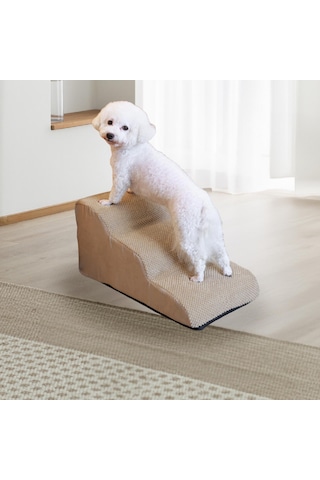 Suntek Küçük Köpekler İçin Köpek Merdivenleri Yüksek Bej